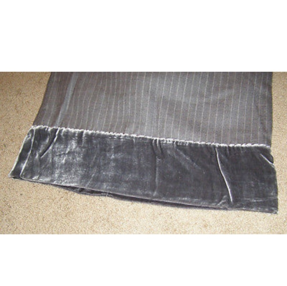 New Catherine Malandrino classy Gray Pinstripe Wool Blend dress size 8 - Picture 6 of 8
